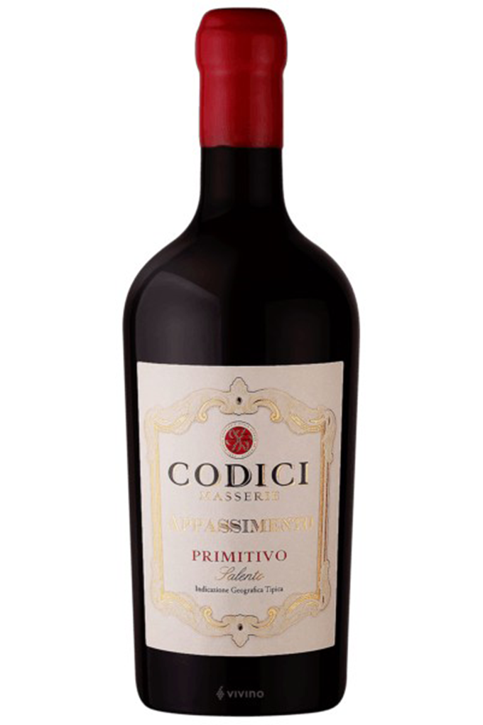 Codici Masserie Primitivo Appassimento Salento Puglia