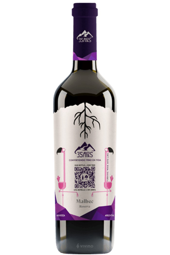 3Sapas Wine Company S.A.Malbec Reserva Organic