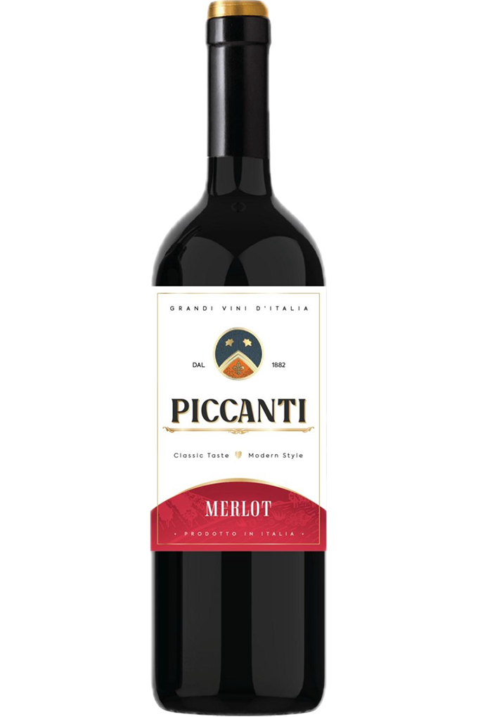 Piccanti Vino Rosso D'Italia Merlot